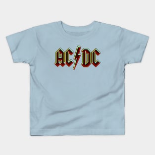 ACDC Retro Glowing Neon Kids T-Shirt